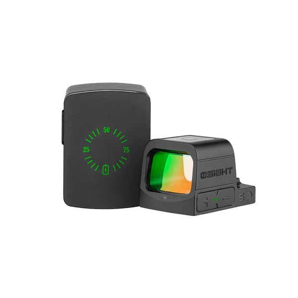 Osight S 2 MOA Red Dot & 32 MOA Circle with OAL Material (BLACK)